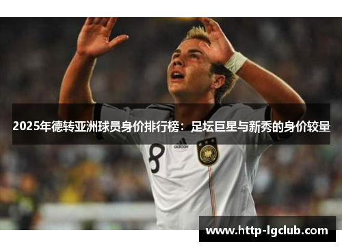 2025年德转亚洲球员身价排行榜：足坛巨星与新秀的身价较量